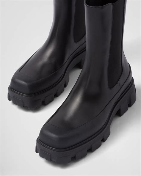 choso prada boots|prada leather chelsea boots.